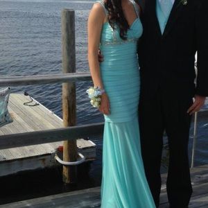 Tiffany Blue Mermaid Homecoming/Prom Dress!!!💙